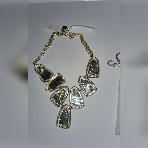 Kendra SCOTT Harlow Gold and Silver Statement Necklace - Picture 2 of 3